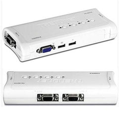 TRENDnet 4-Port USB KVM Switch Kit - TK407K