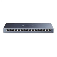 TP-Link TL-SG116 16-Port Gigabit Desktop Switch 16 Ports - 2 Layer Supported - Twisted Pair - Desktop, Wall Mountable - 2 Year Limited Warranty