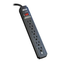 Tripp Lite Protect It! TLP606B 6 Outlet Surge Suppressor 6 x NEMA 5-15R - 1.80 kVA - 900 J - 120 V AC Input - 120 V AC Output - 6 ft (1.83 m)