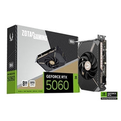 Zotac NVIDIA GeForce RTX 5060 Graphic Card - 8 GB GDDR7 - 7680 x 4320 - 2.50 GHz Core - 128 bit Bus Width - PCI Express 5.0 x8 - 3 x DisplayPort - 1 x HDMI