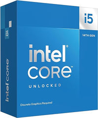 Intel Core i5-14600KF Tetradeca-core (14 Core) 3.50 GHz Processor - 20 MB L2 Cache - 5.30 GHz Overclocking Speed - Socket LGA-1700 - Intel - 181 W - 20 Threads BX8071514600KF