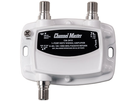 Channel Master CM 3410 1-Port Ultra Mini Distribution Amplifier