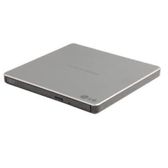 LG Storage GP60NS50 External Slim DVDRW 8X Silver with Software Retail  GP60NS50