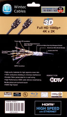 HDMI to HDMI High Speed with ETHERNET Cable-25Ft Retail