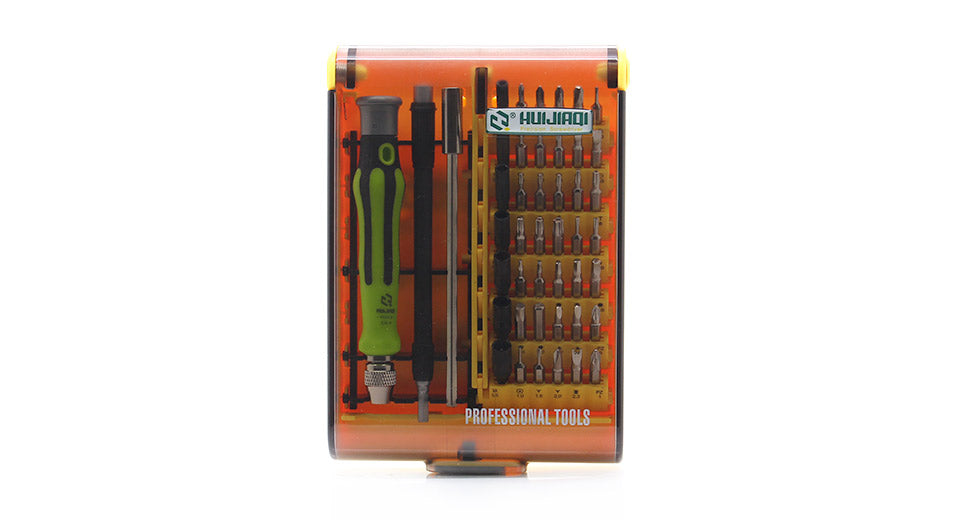 Huijiaqi (8913) 45 in 1 Screwdriver Set with  Tweezer & 100mm bar-Retail