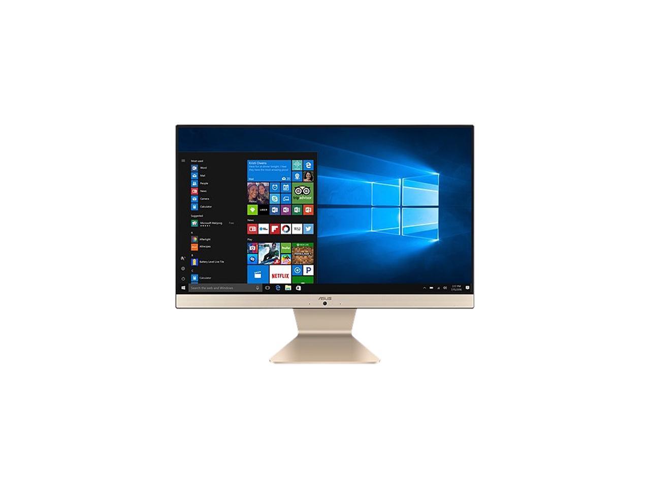 Asus All-in-One PC  -  Intel 10th Gen Core i7-10510U 1.8Ghz, 8GB DDR4, 256GB ssd NVMe + 1TB  - 21.5 (1920X1080) Non-Touch Display , Windows 10 Pro - V222FAK-C73P-CA