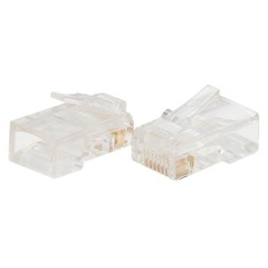 RJ45  CAT 5   Modular Plug Ends-100  Pack