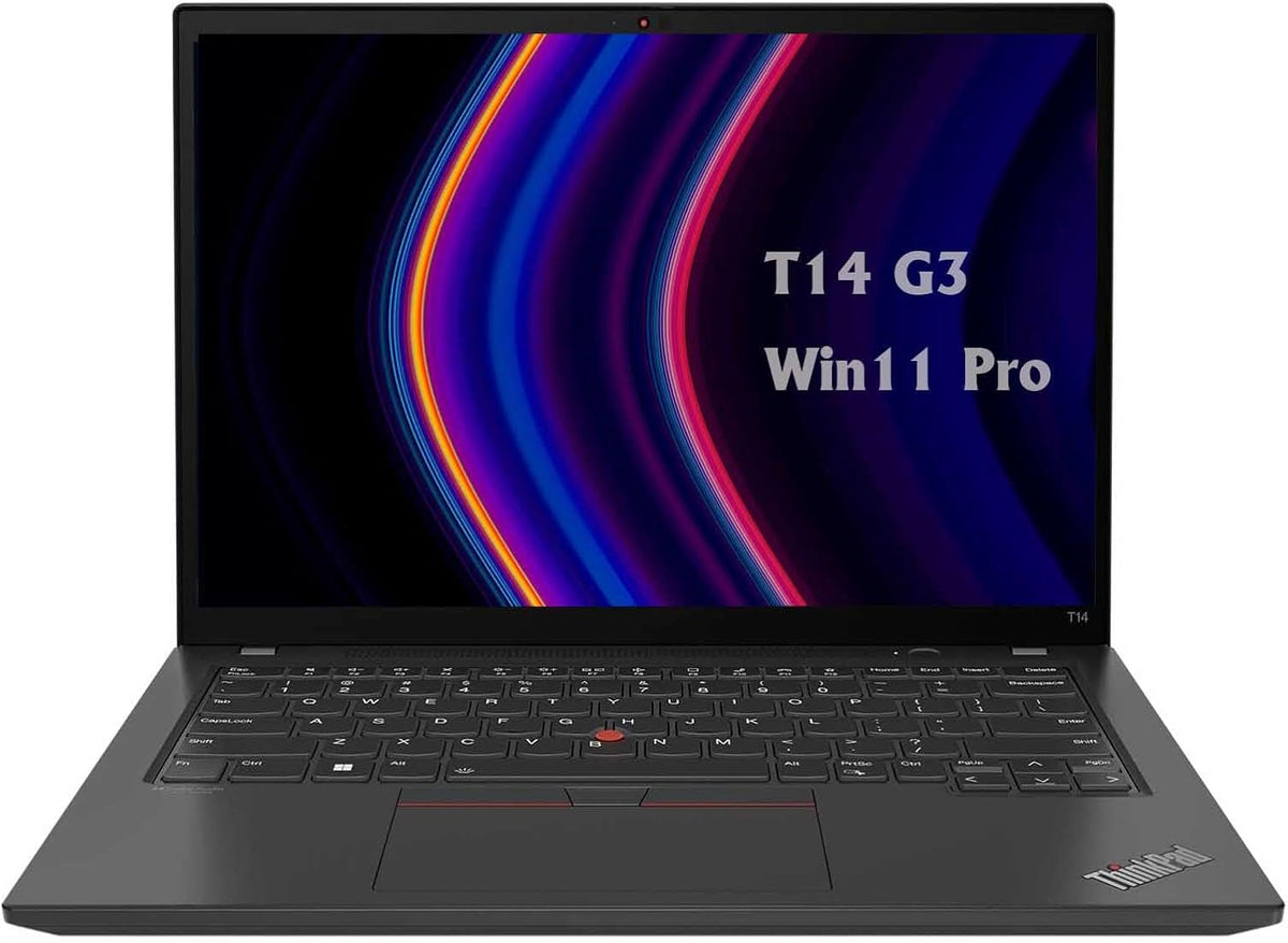 Refurbished Lenovo ThinkPad T14 Gen 3 14"  Notebook -  1920 x 1200 - Intel Core i5-1245U 1.6Ghz - 16 GB RAM - 256 GB SSD - Windows 11 Pro - Intel UHD Graphics - 1 Year  on laptop warranty