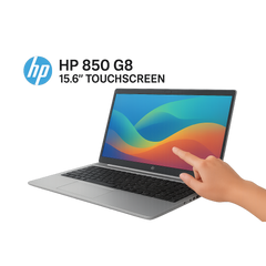 Refurbished HP Elitebook 850 G8 15.6" FHD ( 1920 x 1080) TOUCH SCREEN  Ultrabook-Intel Core i5-1145G7 16GB 512GB NVMe  Windows 11 Pro - 1 Year Warranty