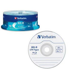 Verbatim  Blu-ray Recordable Media - BD-R - 6x - 25 GB - 20 Pack Spindle  -  97344