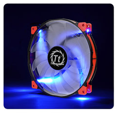 Thermaltake  Luna Series 20 Blue Transparent LED 200mm High Airflow Case Fan -  CL-F024-PL20BU-A