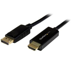 StarTech.com DisplayPort to HDMI converter cable - 6 ft (2m) - 4K   -  DP2HDMM2MB