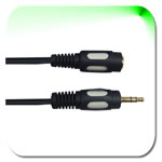 3.5mm Stereo Audio Extension Cable Shielded M/F - 12 ft