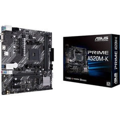 ASUS PRIME A520M-K  Socket  AM4 DDR4 AMD A520 Chipset HDMI DVI VGA M.2  Micro ATX  Motherboard