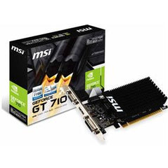 MSI GeForce GT710 2GB DDR3  DVI, HDMI,   PCI-ExpressX16  3.0 Video Card - GT 710 2GD3LP