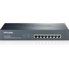 TP-LINK 8-Port Gigabit Desktop/Rackmount Switch with 8-Port PoE - TL-SG1008PE