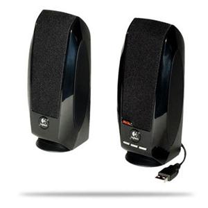 Logitech S-150 USB 2.0 Speaker System - 1.2 W RMS - Black - 980-000028