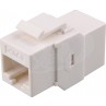 RJ45 CAT5 CAT6 Keystone Coupler - White - 07-6062WH