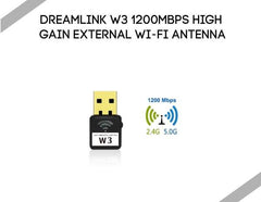 Dreamlink W3 1200Mbps High Gain Wi-Fi antenna for Dreamlink T2 & Formuler Z7plus