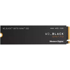 WD Black SN770 WDS500G3X0E 500 GB Solid State Drive - M.2 2280 Internal - PCI Express NVMe (PCI Express NVMe 4.0 x4)