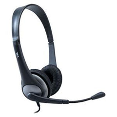 Cyber Acoustics AC-204 Headset Stereo - Wired - 20 Hz - 20 kHz - Over-the-head - Binaural - Semi-open - 7 ft Cable - Noise Cancelling Microphone