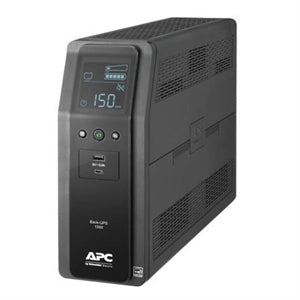 APC Schneider Electric Back-UPS Pro 1.5KVA Tower UPS Tower - AVR - 16 Hour Recharge - 3.10 Minute Stand-by - 120 V AC Input - 120 V AC Output - 10 x NEMA 5-15R - BN1500M2-CA
