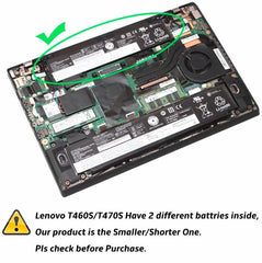 Battery for Lenovo T460s T470s   -Second Small Battery