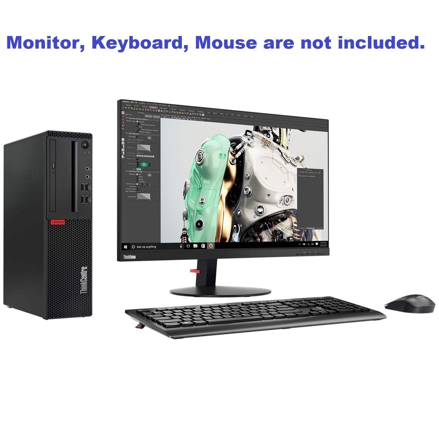 Lenovo ThinkCentre M920S  SFF Desktop - Intel Core i7 8700 3.2Ghz 16GB DDR4, 256GB SSD , optical , Windows 11 Pro - 1 Year  warranty