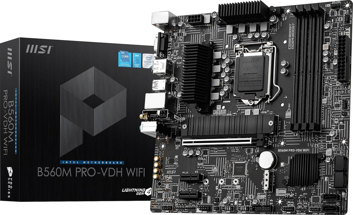 MSI B560M PRO-VDH WiFi LGA 1200 Intel B560 SATA 6Gb/s -  B560M Pro - VDH WIFI