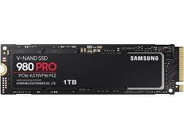 SAMSUNG 980 Pro 1TB M.2 NVMe PCIe 4.0 Solid State Drive  MZ-V8P1T0B/AM