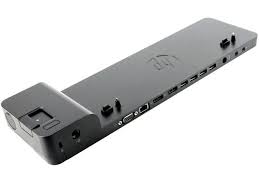 HP Ultra Slim Dock 2013 Docking Station -  D9Y32AA#ABA w/ Power Adapter   1X VGA, 2X Display Port