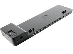 HP Ultra Slim Dock 2013 Docking Station -  D9Y32AA#ABA w/ Power Adapter   1X VGA, 2X Display Port