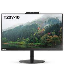 Lenovo ThinkVision T22V-10  22-in  w/ Webcam,  HDMI , USB 3.0 ,VoIP , Speaker LED Monitor
