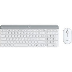 Logitech MK470 Wireless Desktop  Keyboard & Optical Mouse Combo -Retail Box (White )   920-009443