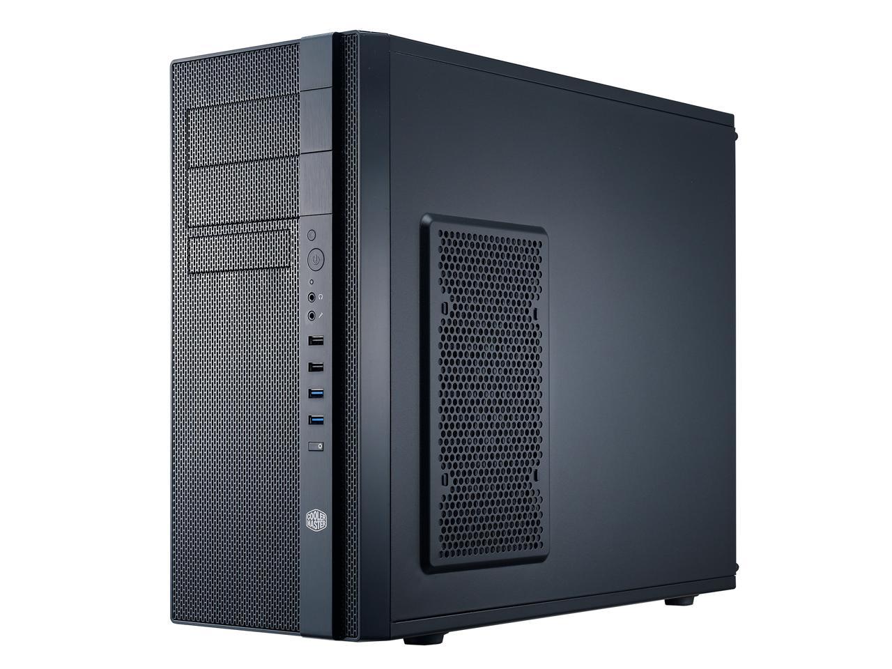 Cooler Master N400  Business ATX Tower with Front Mesh Ventilation, Minimal Design, 240mm Close-Loop AIO Support