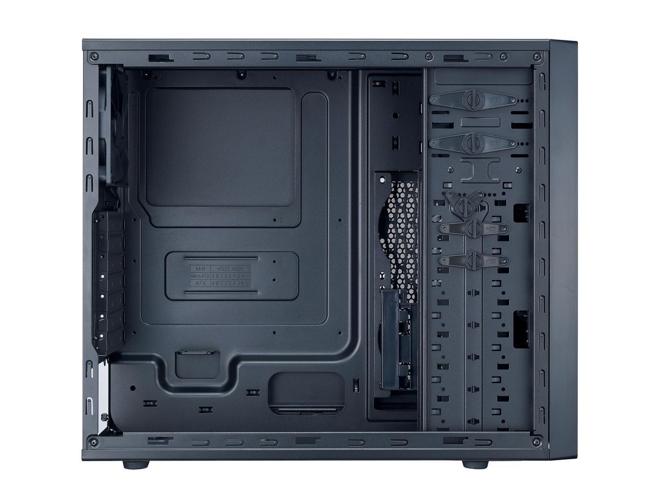 Cooler Master N400  Business ATX Tower with Front Mesh Ventilation, Minimal Design, 240mm Close-Loop AIO Support