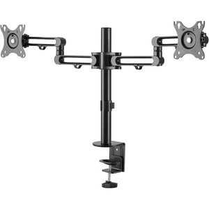 StarTech.com Desk Mount Dual Monitor Arm - Ergonomic VESA Compatible Mount for up to 32 inch Displays - Desk / C-Clamp - Articulating  - ARMDUAL3