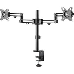 StarTech.com Desk Mount Dual Monitor Arm - Ergonomic VESA Compatible Mount for up to 32 inch Displays - Desk / C-Clamp - Articulating  - ARMDUAL3