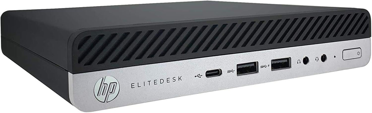 HP 800 G4 Micro Desktop - Intel Core i5 8500T 3.0Ghz ,16GB DDR4,256GB M.2 NVMe SSD, Windows 11 PRO -  1 Year Warranty  - 1X HDMI Port- 2X Display Port
