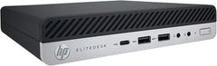 HP 800 G4 Micro Desktop - Intel Core i5 8500T 3.0Ghz ,16GB DDR4,256GB M.2 NVMe SSD, Windows 11 PRO -  1 Year Warranty  - 1X HDMI Port- 2X Display Port