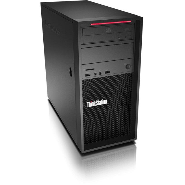 Lenovo ThinkStation P520c Tower Workstation -  Intel Xeon Quad Core W-2123 3.6GHz ,16GB RAM , 512GB SSD- Nvidia Quadro P1000 4GB GDDR5  Graphics - Windows 10 Pro