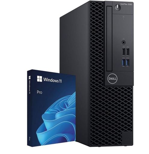 Dell Optiplex 3060 SFF Desktop - Intel Core i5-8500 ,16GB ,256GB SSD, Windows 11 PRO - 1 Year Warranty