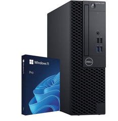 Dell Optiplex 3060 SFF Desktop - Intel Core i5-8500 ,16GB ,256GB SSD, Windows 11 PRO - 1 Year Warranty