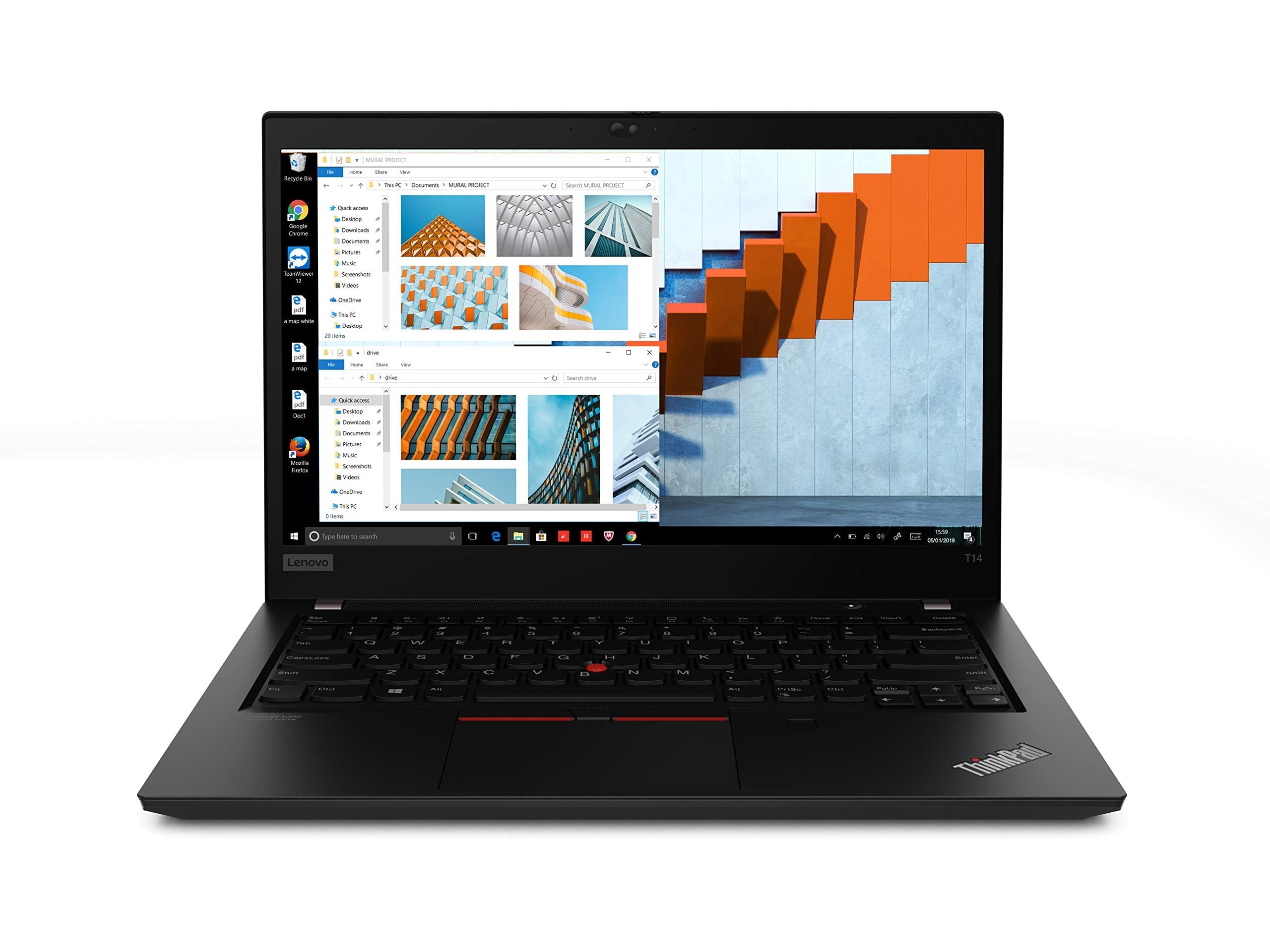 Refurbished Lenovo ThinkPad T14s Gen 1 14 Notebook - Full HD - 1920 x 1080 - Intel Core i5-10210U 1.60 GHz - 16 GB RAM - 512 GB SSD - Windows 11 Pro - Intel UHD Graphics - 1 Year  on laptop warranty