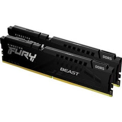 Kingston Fury Beast 32GB (2 x 16GB) DDR5 5600 CL40 - 1.25 V - Retail - Unbuffered Memory Kit -  KF556C40BBK2-32