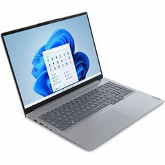 NEW- Lenovo ThinkBook 16 G7 IML 21MS0066US 16 Touchscreen Notebook - WUXGA - Intel Core Ultra 7 155U - 16 GB - 512 GB SSD - Windows 11 Pro English (US) Keyboard - Arctic Gray