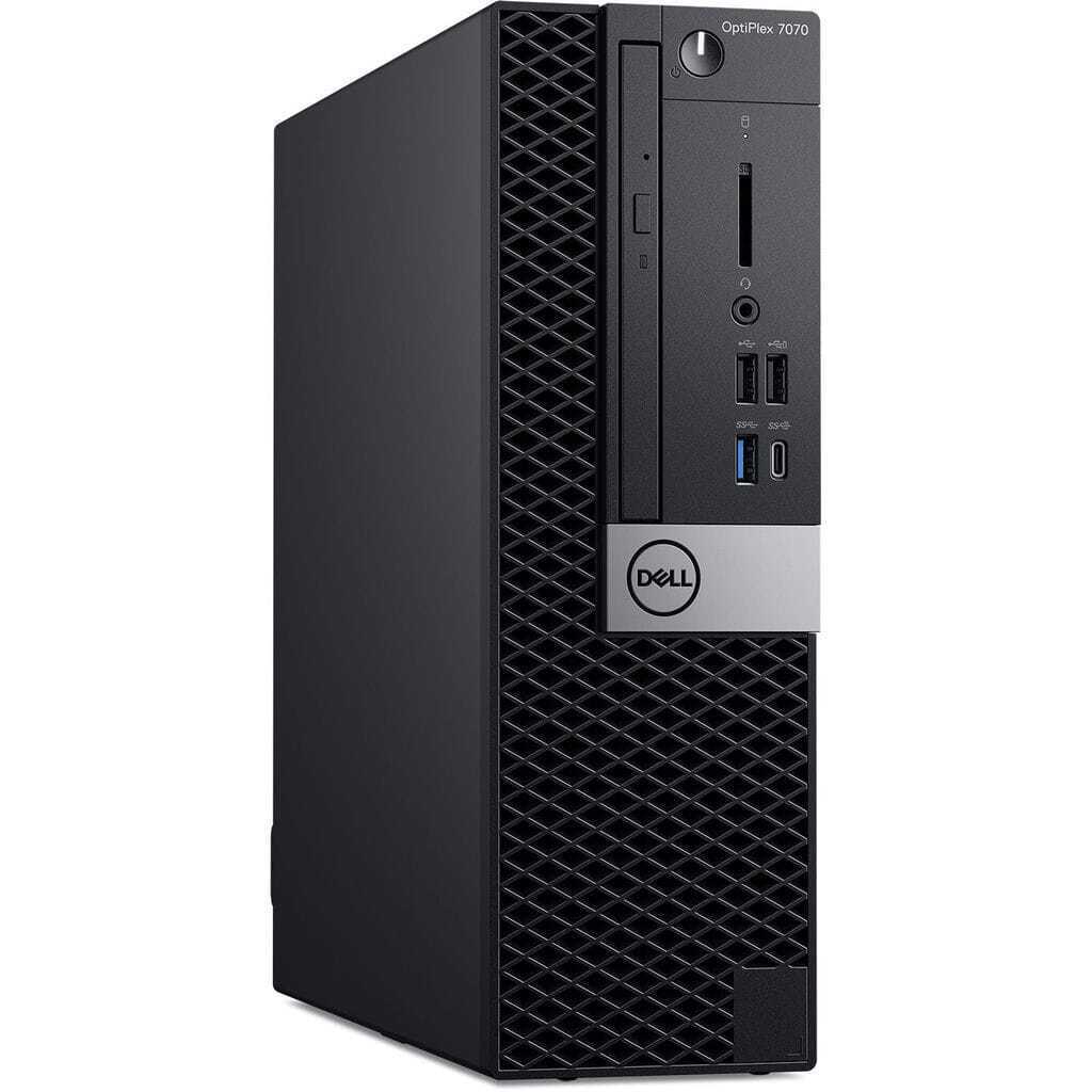 Dell Optiplex 7070 SFF Desktop - Intel Core i7-9700 3Ghz,16GB ,256GB SSD, 2X Display Port  only, Windows 10 PRO - 1 Year Warranty