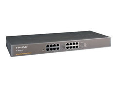 TP-LINK  TL-SG1016  16-port  Gigabit  1U  rack-mountable  Green Switch