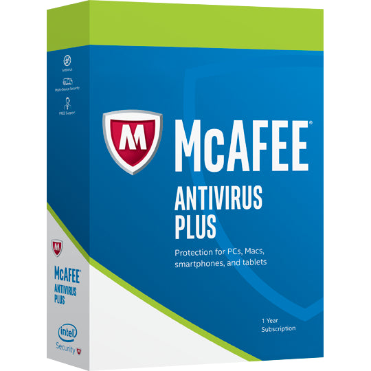 McAfee  Antivirus Plus - 1 User -Flat Pack