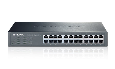 TP-LINK  TL-SG1024D  24-port  Gigabit Desktop/Rackmount  Green  Switch